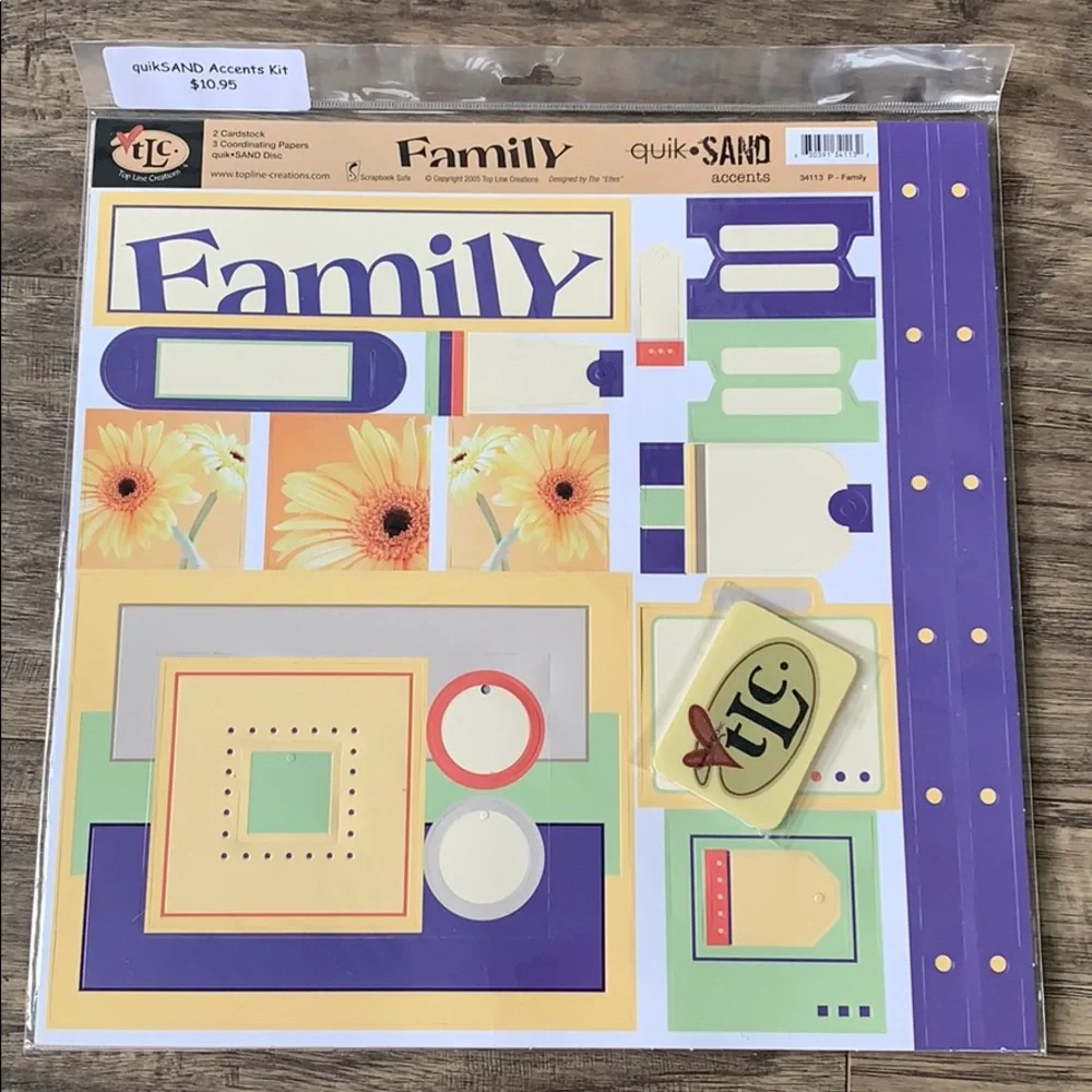 3 NEW Scrapbooking Kits Family School Strawberry